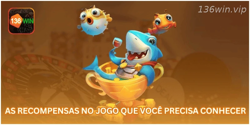 Recompensas e tipos de alvo no jackpot de pesca.