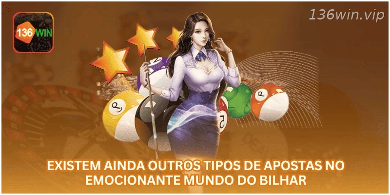 Outros mercados disponíveis em apostas de bilhar.