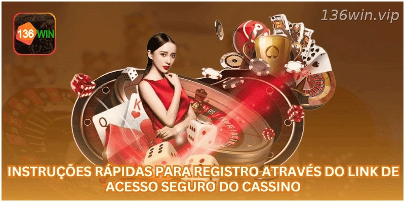 Instruções para registro pelo link oficial de acesso.