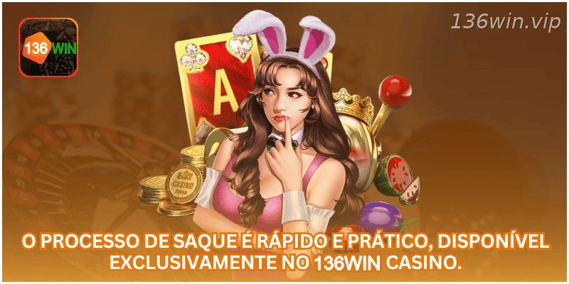 Processo de saque no 136WIN CASINO com etapas práticas.